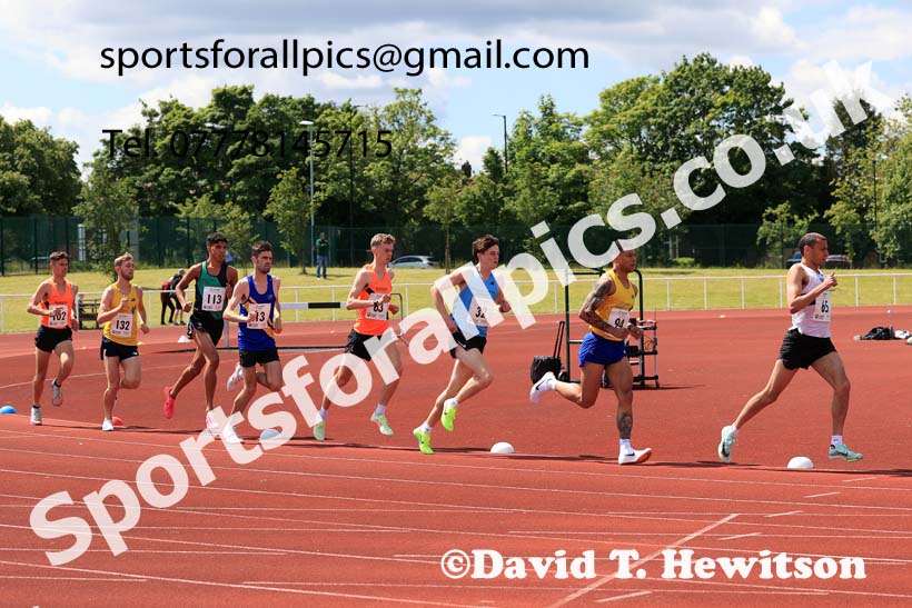 Senior Mens 5000 metres, 2024 Northern Senior and Under-20s Track and Field Champs, Middlesbrough.  Photo: David T. Hewitson/Sports for All Pics